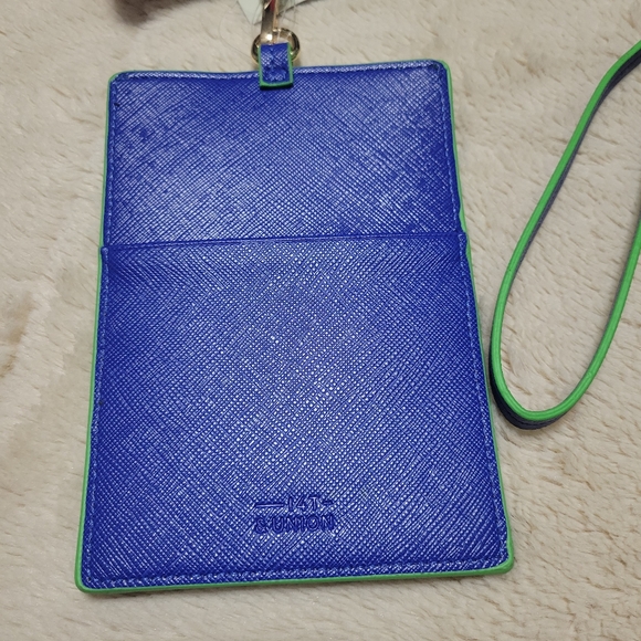 Wristlet Wallet ID Card Holder Clutch, removeable strap, Blue - Picture 2 of 6